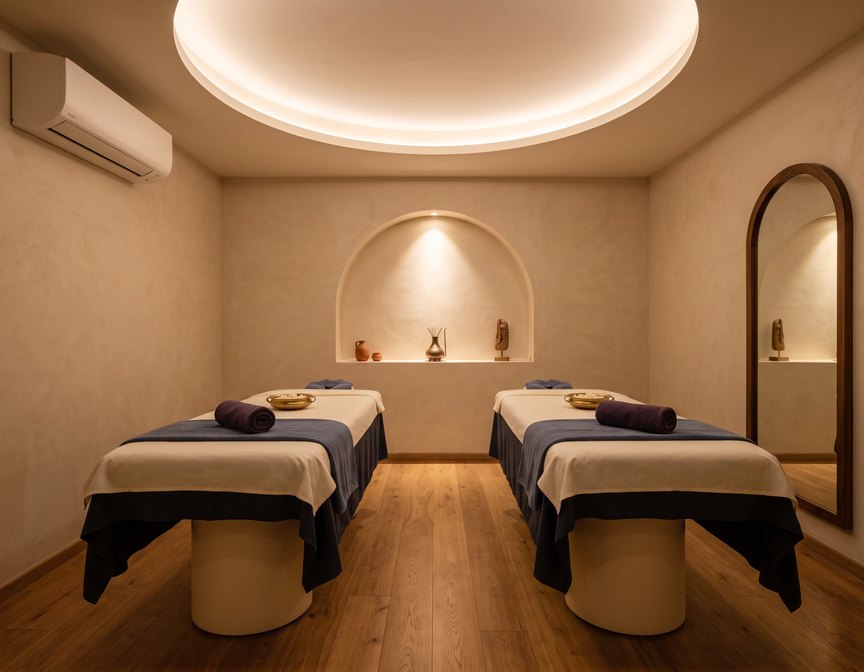 Spa treatment room in Kakkanad